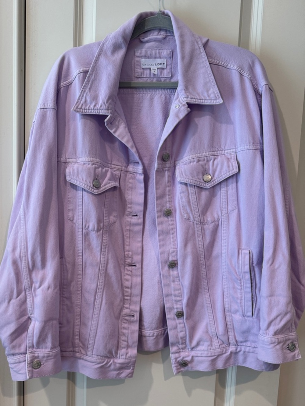 LOFT Lavender Pastel Jean Jacket - Women's